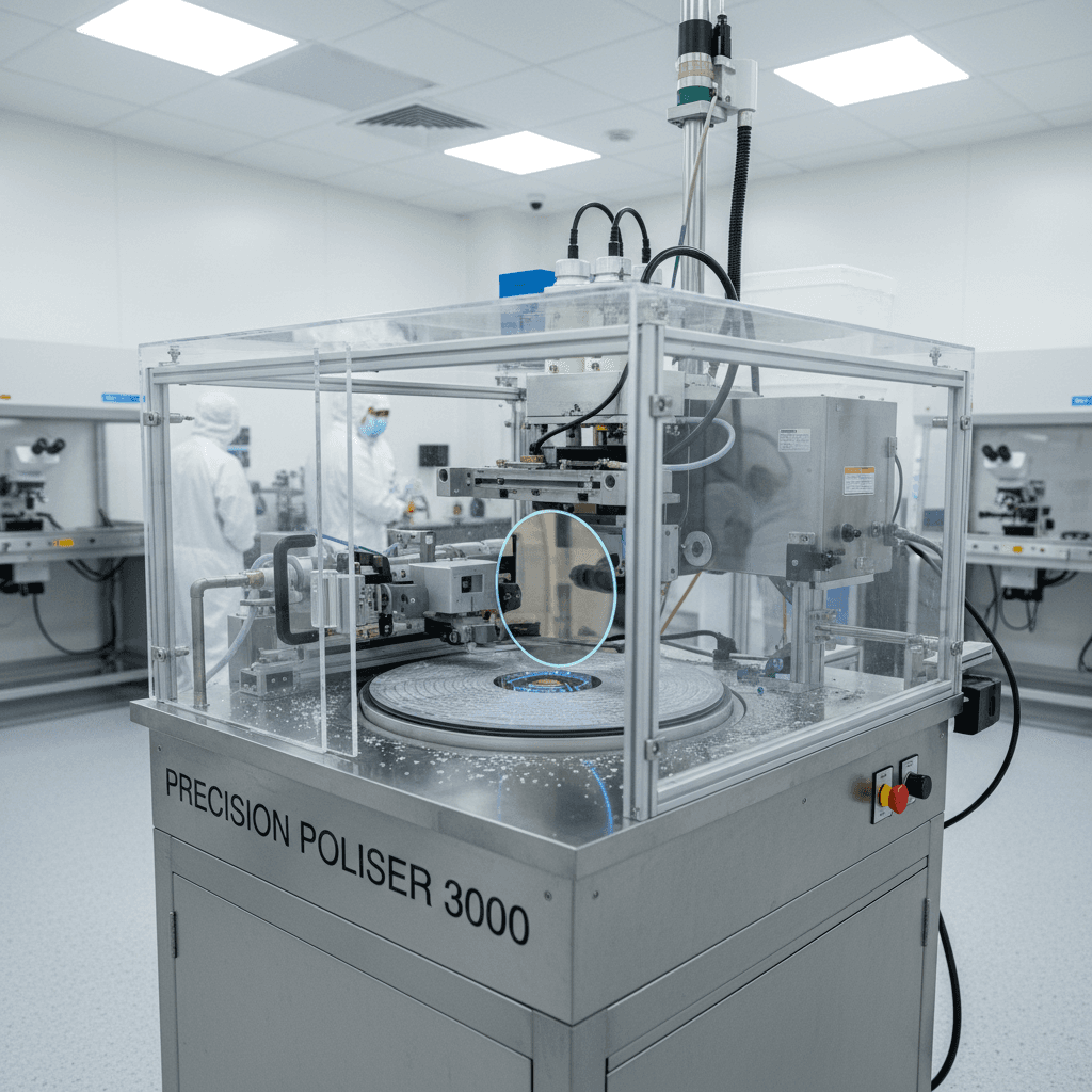 Advanced wafer polishing system with temperature monitoring