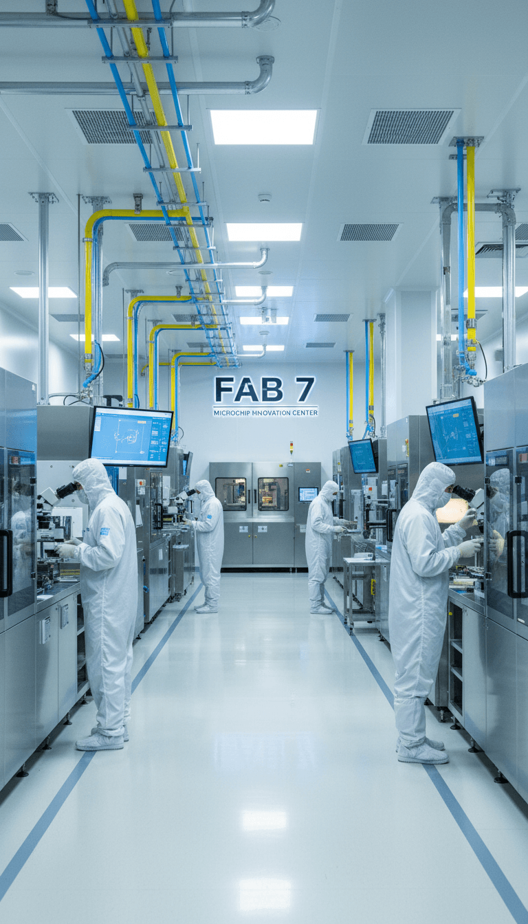 Professional semiconductor manufacturing facility