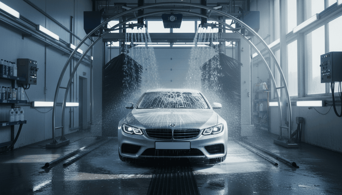 Automatic rinsing process